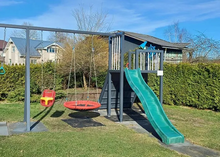 度假居 4 Bedroom House With Playground, Bbq & Free Parking 里加